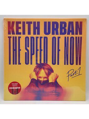 Keith Urban The Speed Of Now Part 1 2LP Exclusive Red Yellow Vinyl Record